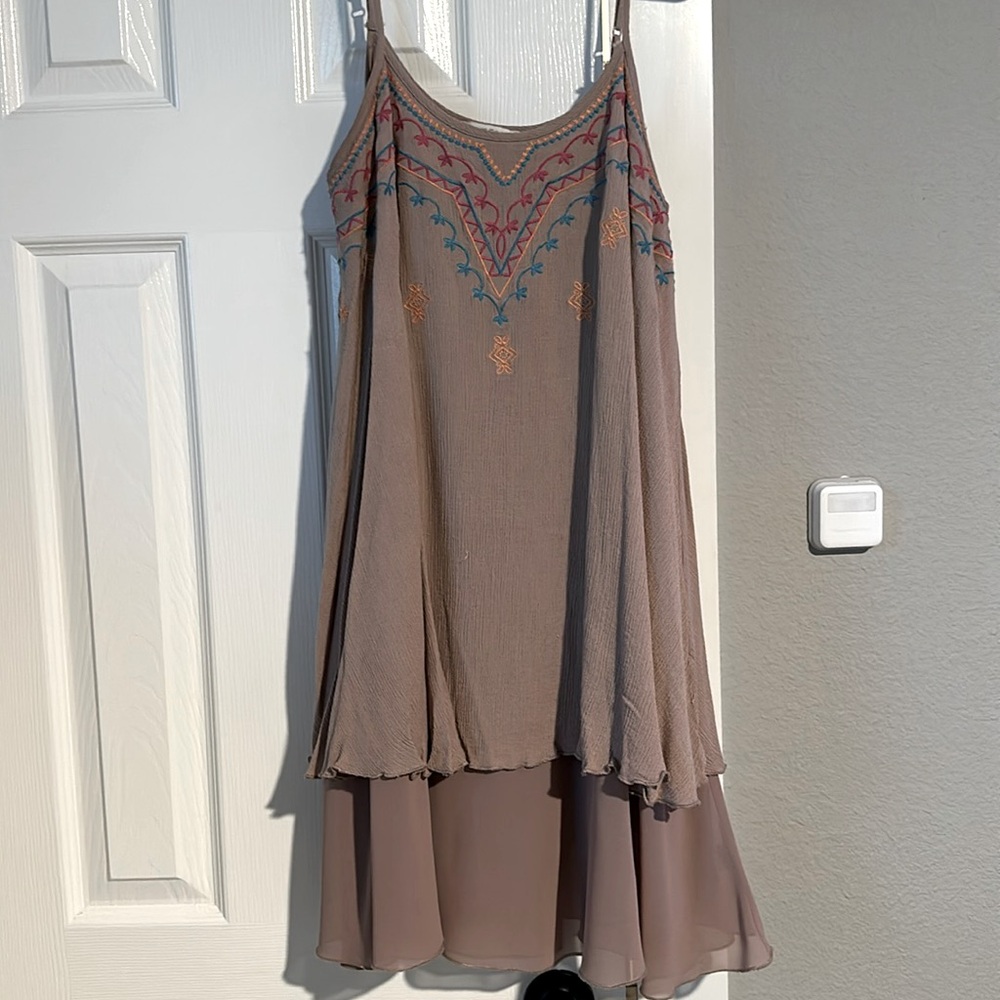 Umgee flowy embroidered tank